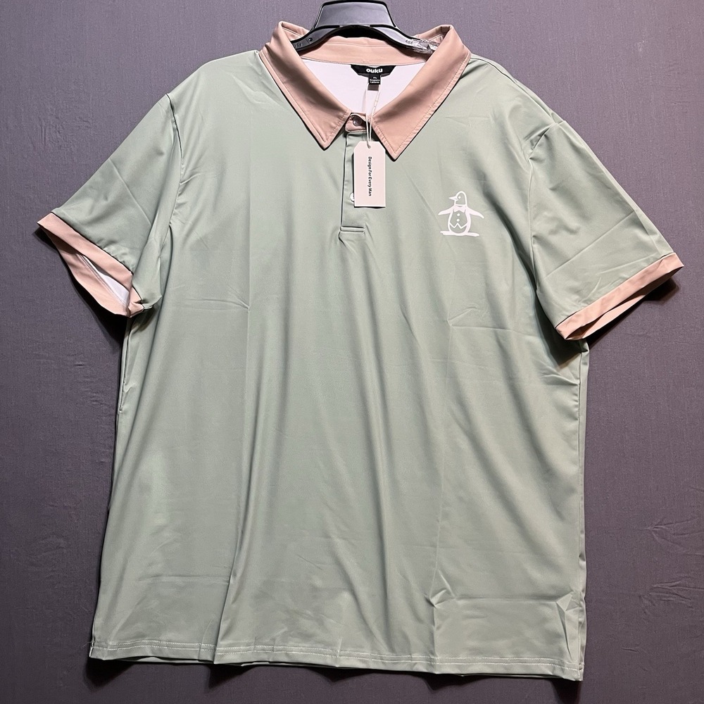 NWT Ouku mens polo XL penguin